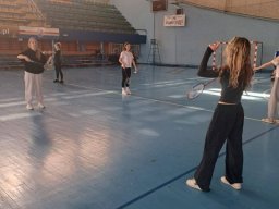 Lekcja pokazowa w badmindtona