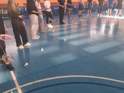 Lekcja pokazowa w badmindtona